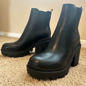 Brand New Black Platform Booties!